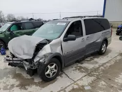 Pontiac salvage cars for sale: 2001 Pontiac Montana Luxury