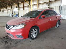 Nissan salvage cars for sale: 2018 Nissan Sentra S