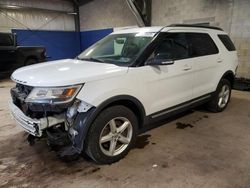 Salvage cars for sale at Chalfont, PA auction: 2017 Ford Explorer XLT