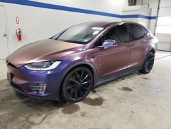 Salvage cars for sale at Sandston, VA auction: 2017 Tesla Model X