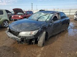 Salvage cars for sale at Elgin, IL auction: 2013 Honda Accord LX