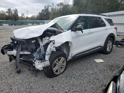 Carros salvage a la venta en subasta: 2022 Ford Explorer XLT