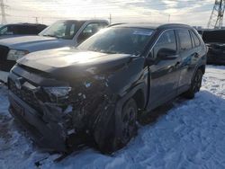 Salvage cars for sale at Elgin, IL auction: 2021 Toyota Rav4 XLE