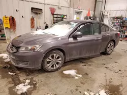 Salvage cars for sale from Copart Mcfarland, WI: 2015 Honda Accord LX