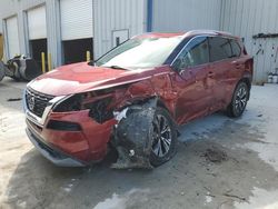 Salvage cars for sale at Savannah, GA auction: 2021 Nissan Rogue SV