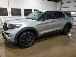 Salvage cars for sale at Blaine, MN auction: 2021 Ford Explorer ST