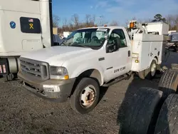 Salvage trucks for sale at Glassboro, NJ auction: 2002 Ford F550 Super Duty