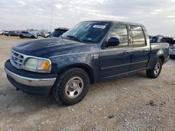 Salvage cars for sale at San Antonio, TX auction: 2002 Ford F150 Supercrew