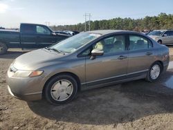 Honda salvage cars for sale: 2006 Honda Civic Hybrid