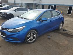 Salvage cars for sale at New Britain, CT auction: 2018 Chevrolet Cruze LT