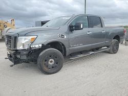 Salvage cars for sale from Copart West Palm Beach, FL: 2016 Nissan Titan XD S