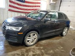 Salvage cars for sale at Lyman, ME auction: 2017 Audi Q3 Premium