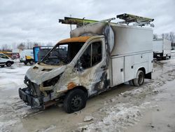 Salvage trucks for sale at Leroy, NY auction: 2022 Ford Transit T-350 HD