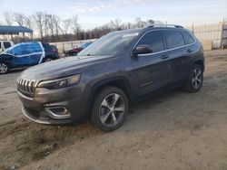 Salvage cars for sale at Spartanburg, SC auction: 2019 Jeep Cherokee Limited