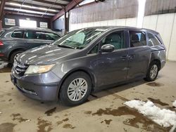 Honda salvage cars for sale: 2015 Honda Odyssey LX