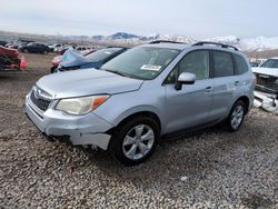 Salvage cars for sale at auction: 2015 Subaru Forester 2.5I Limited