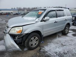 Salvage cars for sale at Pennsburg, PA auction: 2004 Honda Pilot EXL