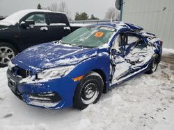 Honda salvage cars for sale: 2018 Honda Civic LX