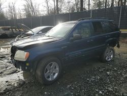 Jeep Grand Cherokee Limited salvage cars for sale: 2001 Jeep Grand Cherokee Limited