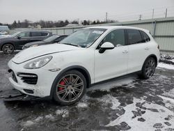 Salvage cars for sale from Copart Pennsburg, PA: 2013 Porsche Cayenne Turbo