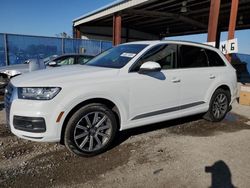 Salvage cars for sale at Riverview, FL auction: 2018 Audi Q7 Premium Plus