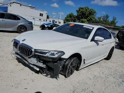 Salvage cars for sale at Opa Locka, FL auction: 2022 BMW 530 XI