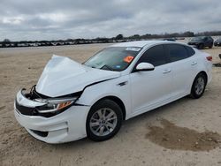 Salvage cars for sale at San Antonio, TX auction: 2018 KIA Optima LX