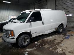 Chevrolet salvage cars for sale: 2002 Chevrolet Express G2500