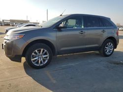 Salvage cars for sale at Grand Prairie, TX auction: 2014 Ford Edge Limited