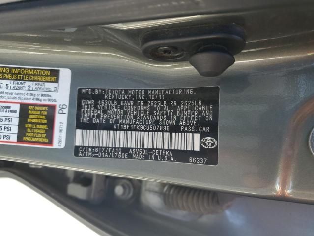 2012 Toyota Camry Base