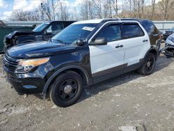 Salvage cars for sale at Hurricane, WV auction: 2015 Ford Explorer Police Interceptor