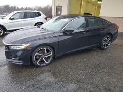 Salvage cars for sale at Exeter, RI auction: 2020 Honda Accord Sport