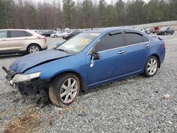 Salvage cars for sale from Copart Gainesville, GA: 2004 Acura TSX