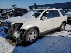 Salvage cars for sale at Woodhaven, MI auction: 2008 GMC Acadia SLT-1