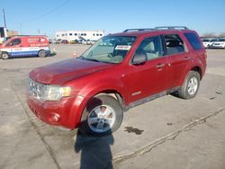 Ford salvage cars for sale: 2008 Ford Escape XLT