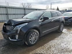 Salvage cars for sale at Lansing, MI auction: 2017 Cadillac XT5 Luxury