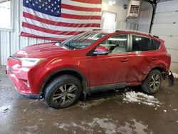 Salvage cars for sale from Copart Lyman, ME: 2016 Toyota Rav4 XLE