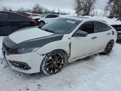 Salvage cars for sale from Copart London, ON: 2021 Honda Civic EX