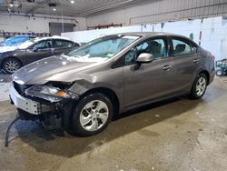 Salvage cars for sale at Candia, NH auction: 2013 Honda Civic LX