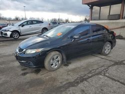 Salvage cars for sale at Fort Wayne, IN auction: 2013 Honda Civic LX