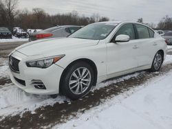 Vehiculos salvage en venta de Copart East Granby, CT: 2015 Infiniti Q50 Base