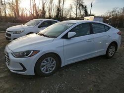 Carros salvage a la venta en subasta: 2017 Hyundai Elantra SE