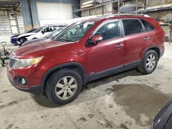 Salvage cars for sale at Eldridge, IA auction: 2011 KIA Sorento Base