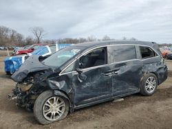 Salvage cars for sale at Des Moines, IA auction: 2012 Honda Odyssey EXL