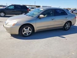 Salvage cars for sale at Grand Prairie, TX auction: 2005 Honda Accord Hybrid