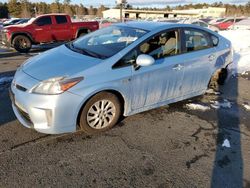 Salvage cars for sale at Exeter, RI auction: 2012 Toyota Prius PLUG-IN