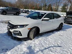 Salvage cars for sale at North Billerica, MA auction: 2021 Honda Civic Sport