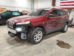 Salvage cars for sale at Milwaukee, WI auction: 2018 Jeep Cherokee Latitude