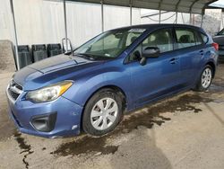 Salvage cars for sale at Fresno, CA auction: 2014 Subaru Impreza