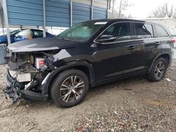 Toyota salvage cars for sale: 2017 Toyota Highlander LE